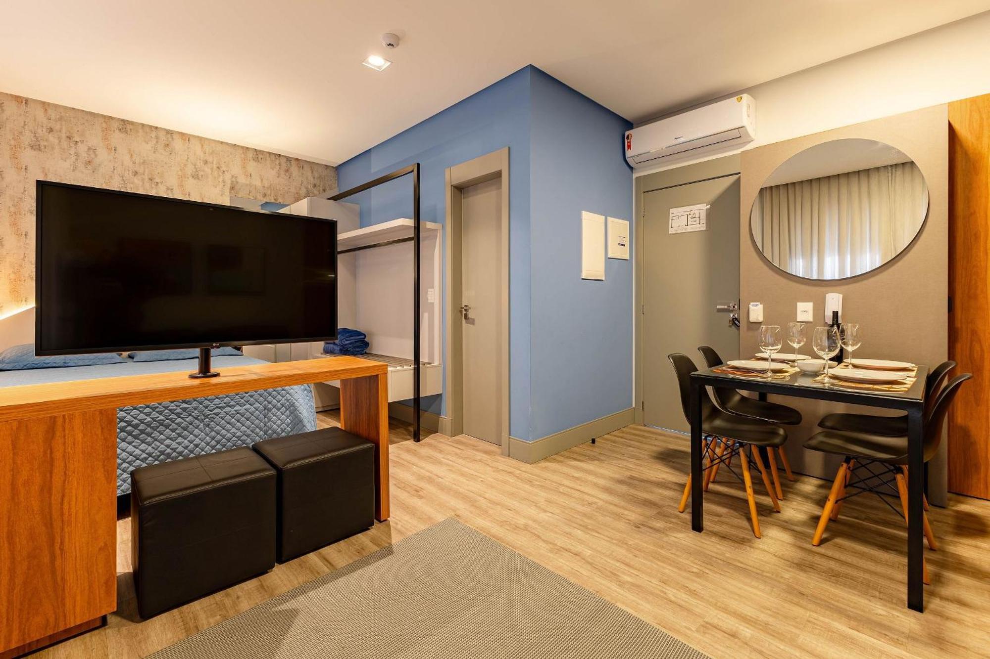 Confortavel Loft Em Condominio Com Piscina Bombinhas Exteriér fotografie